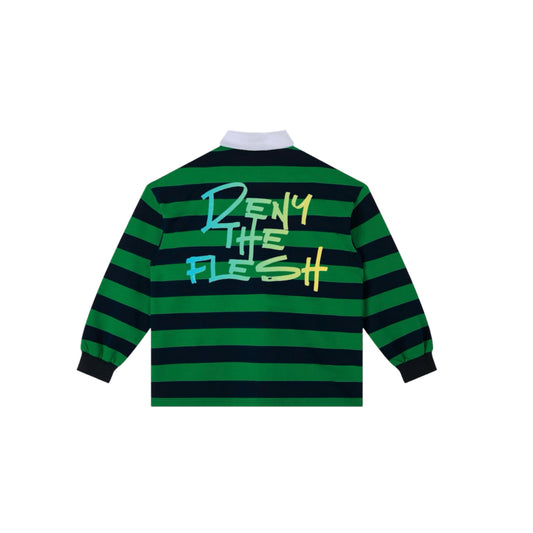 Born To Live Striped Polo Shirt