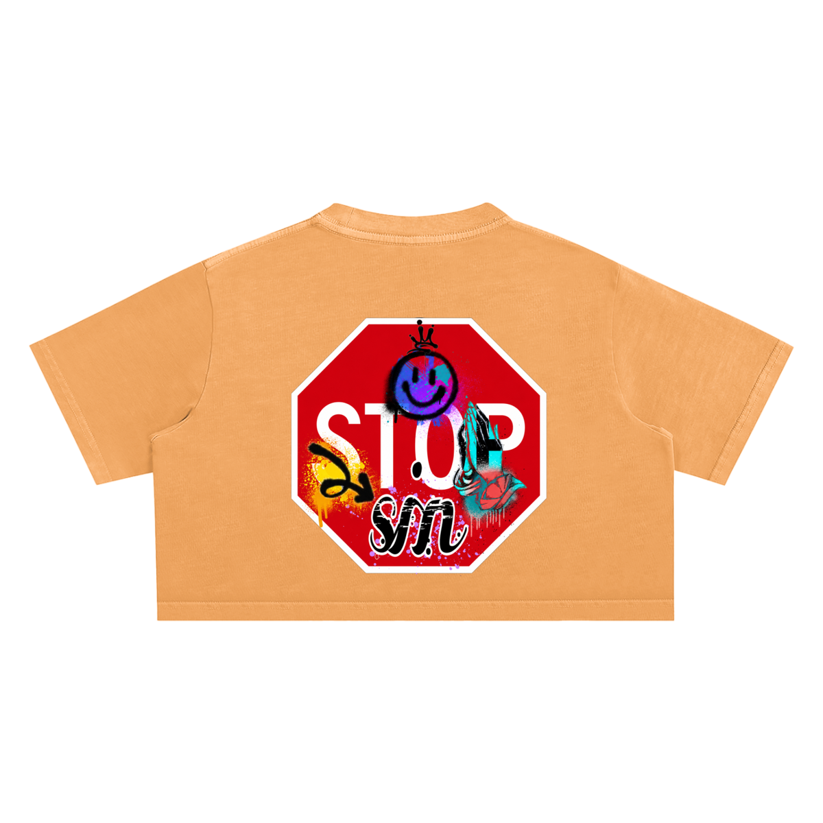 Soulful Snow Washed Crop Top