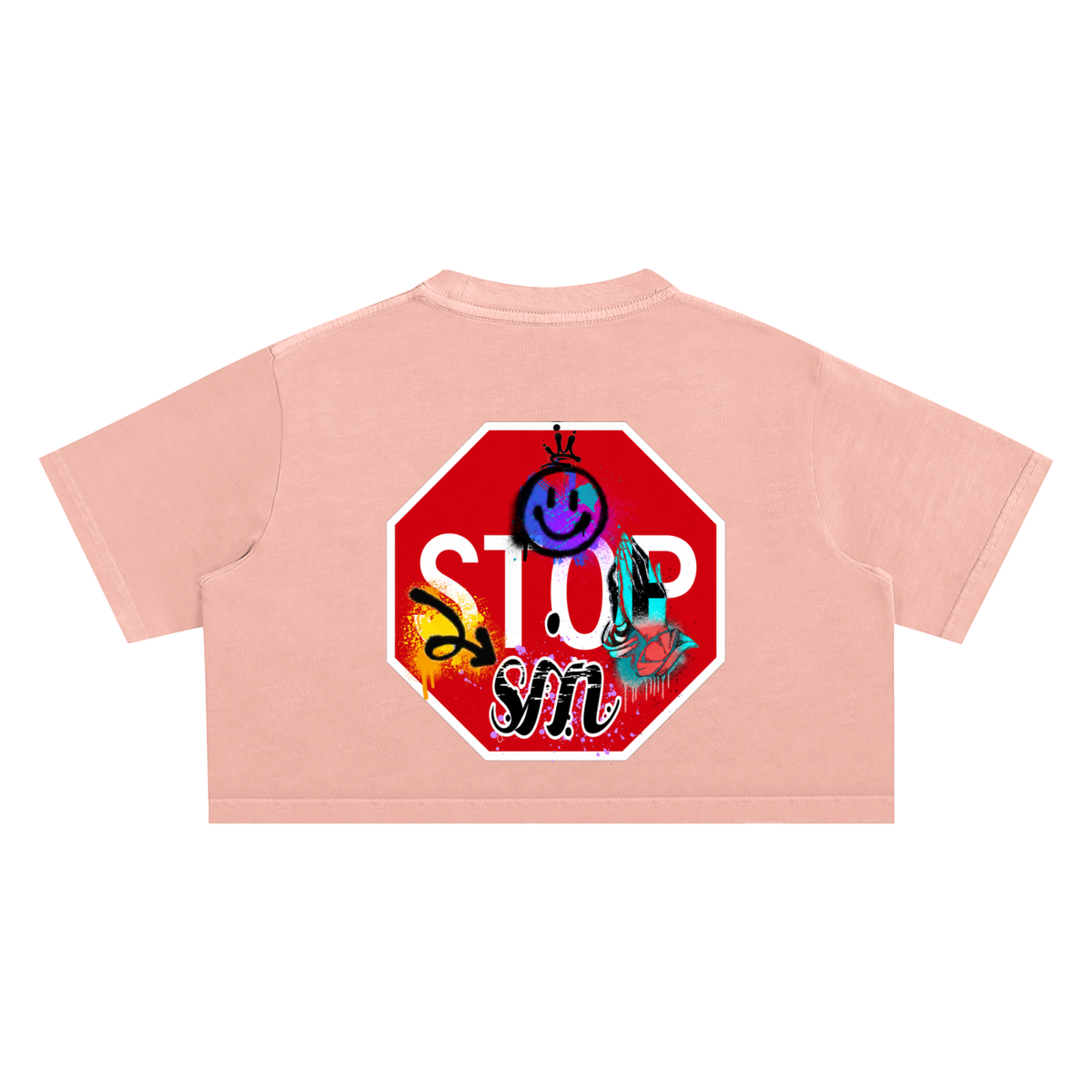 Soulful Snow Washed Crop Top