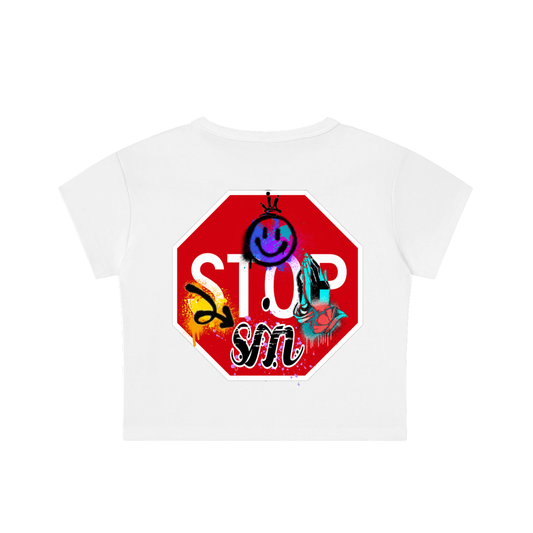 Soulful Snow Washed Crop Top