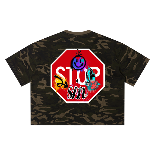 Soulful Unisex Camo Boxy T-Shirt
