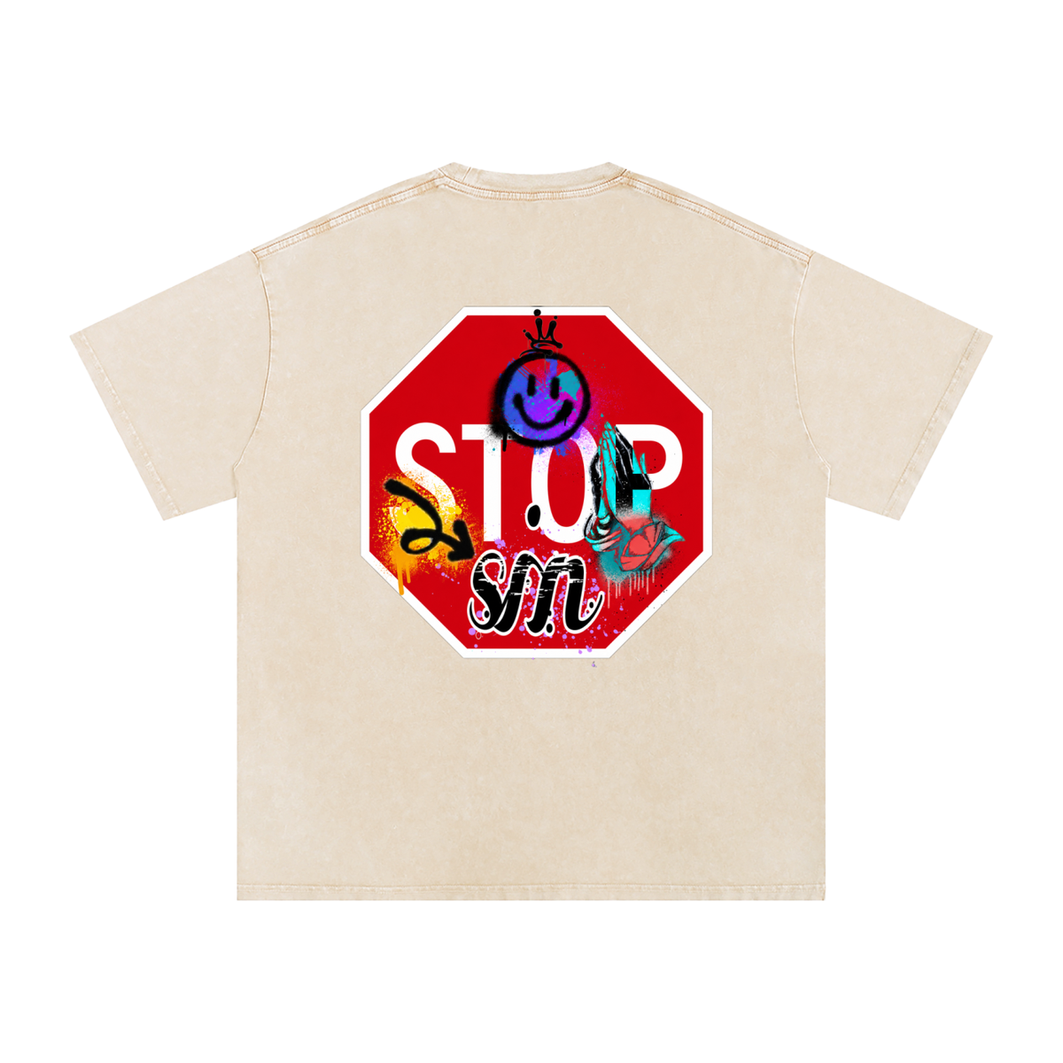 Soulful Snow Washed Oversized T-Shirt